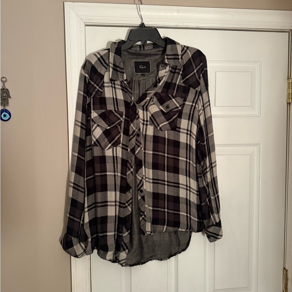Rails Monochrome Checkered Shirt